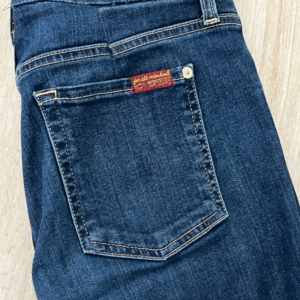 7 for All Mankind The Ankle Skinny Super Stretch Jean - Size 27